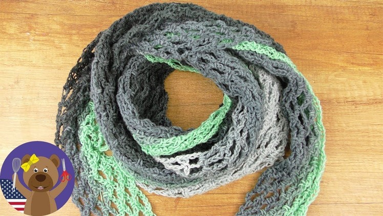 XXL Scarf | Fast and Simple | Net Pattern for Scarves | Crocheting Inspiration