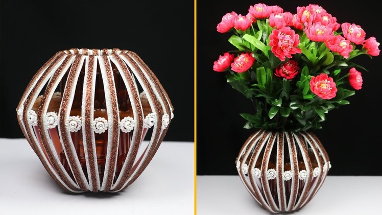 DIY Best out of plastic bottle craft | Flower vase from plastic bottle at home | Best out of Waste