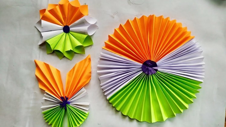 DIY easy paper craft | Rebuplic Day.Independence day paper crafts idea