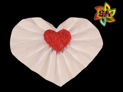 DIY- Easy Valentine's Day Craft  2019 | DIY Paper Heart Decoration ideas