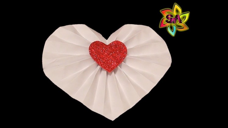 DIY- Easy Valentine's Day Craft  2019 | DIY Paper Heart Decoration ideas