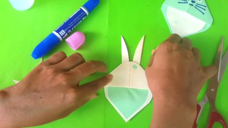 DIY. How to make paper Cat funny for kids-DIY craft paper Birds funny for Kinds.
