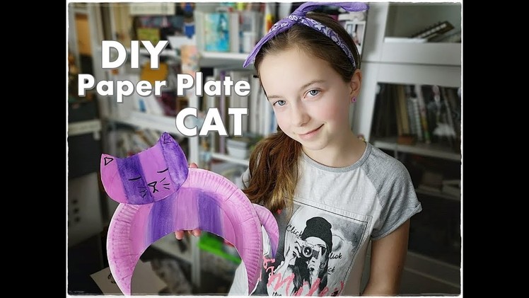 ???????? DIY Paper CAT Super Easy Paper Plate Kids Craft ❀ Emily's Small World ❀