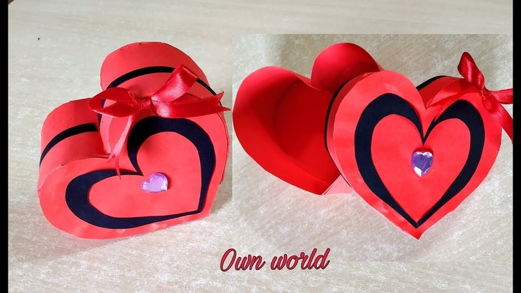 DIY Valentine's Day Gift Box.Heart Box - Paper Craft
