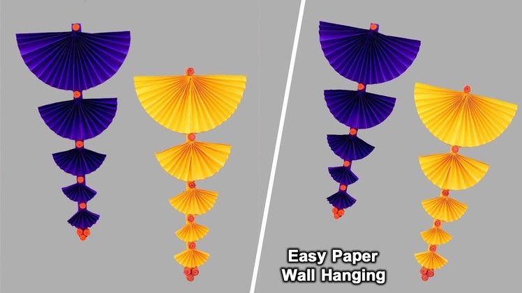 Easy Paper Wall Hanging and Door Decoration Craft | DIY Home Decor Ideas | Simple Paper Crafts