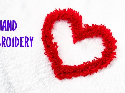 Hand Embroidery Amazing Love Shape Embroidery Trick with Plastic Bottle #Craft Express #11