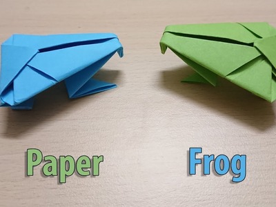 How to make a Paper Frog: DIY Craft : Paper Craft