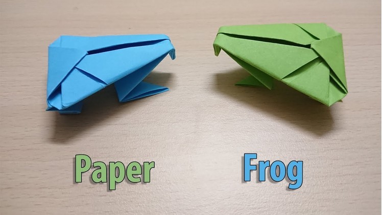 How to make a Paper Frog: DIY Craft : Paper Craft