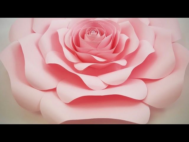 How to Make Giant Paper Flowers for a Wedding Backdrop - DIY Craft Tutorial