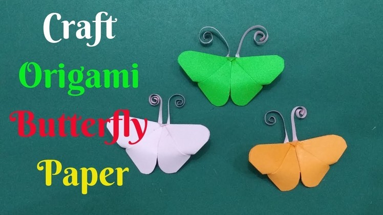 How To Make Origami Butterfly Paper | Diy Craft Origami Butterfly Paper #3 | Home Diy Crafts Paper