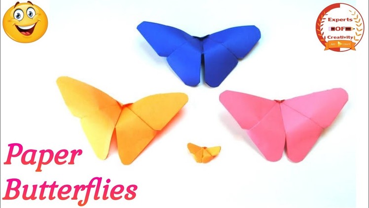 How to make Origami paper butterflies | Easy craft | DIY crafts | Experts Of Creativity