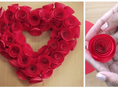 Valentine's Day Decoration | Paper Roses Wall Decoration | DIY | Paper Craft