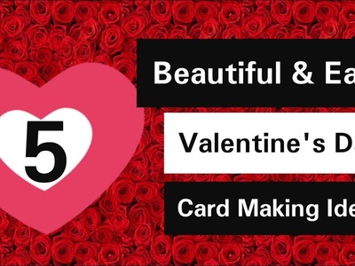 5 Valentine's Day card idea| DIY pop-up Card for Valentine's day|Handmade card for Boyfriend