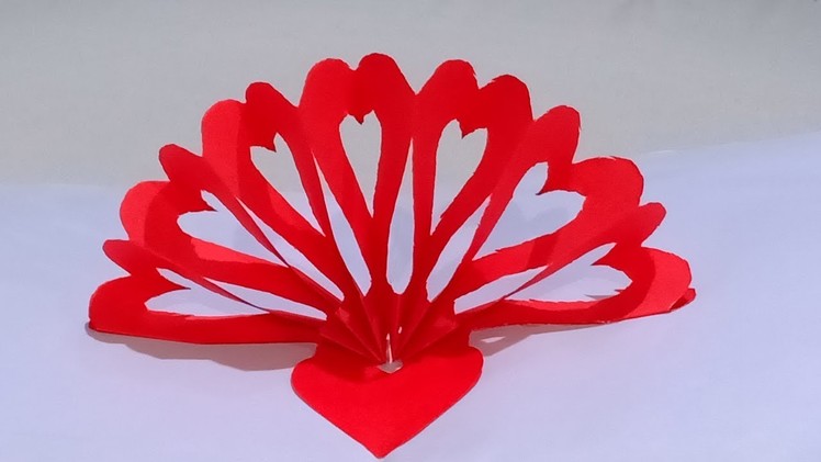 Beautiful Handmade Valentine's Day Card Idea. DIY Greeting Cards for Valentine's Day Card.