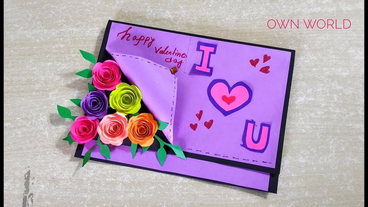 Beautiful Valentine's Day card idea | DIY Greeting Cards for Valentine's day