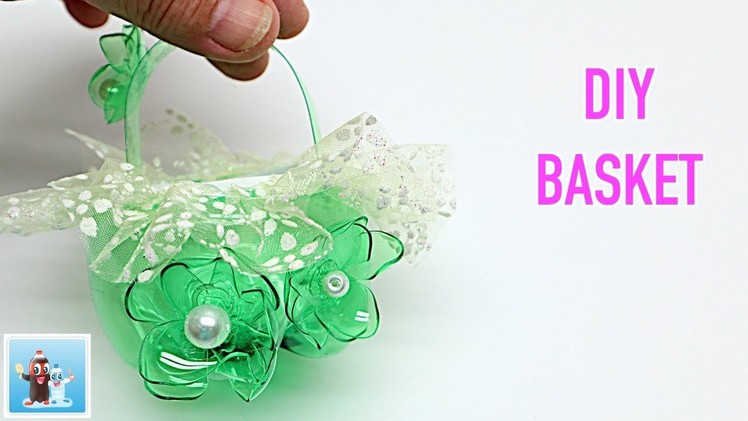 Cute Basket from Plastic Bottle | Art and Craft Ideas