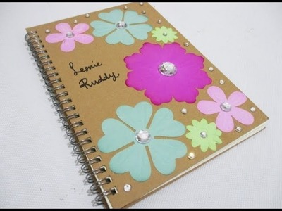 DIY : #228 Floral Diamond Notebook ❤