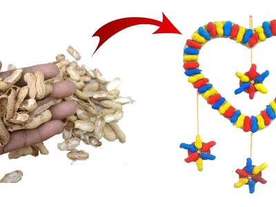 Diy craft from peanut shells. Best Out Of Waste Peanut Shell Craft | Easy craft. Reuse Idea |
