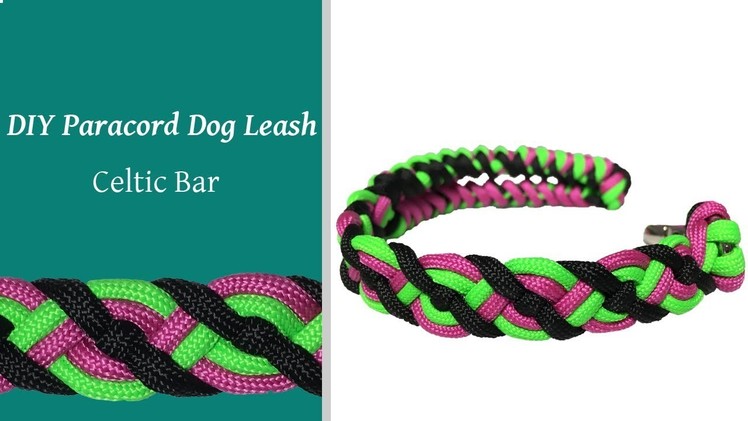 DIY Dog Lead - Celtic Bar Braid