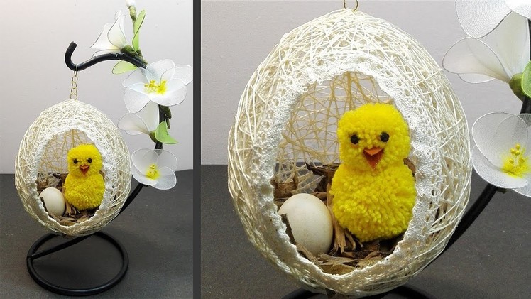 DIY Hanging egg basket