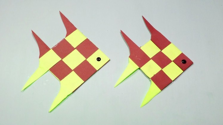 DIY How to make a Paper Fish Origami Tutorial !! Easy Origami Fish Tutorial Step by Step. 