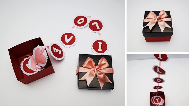 DIY Love Box For Valentine's Day. Anniversary Gift | Handmade Surprise Box