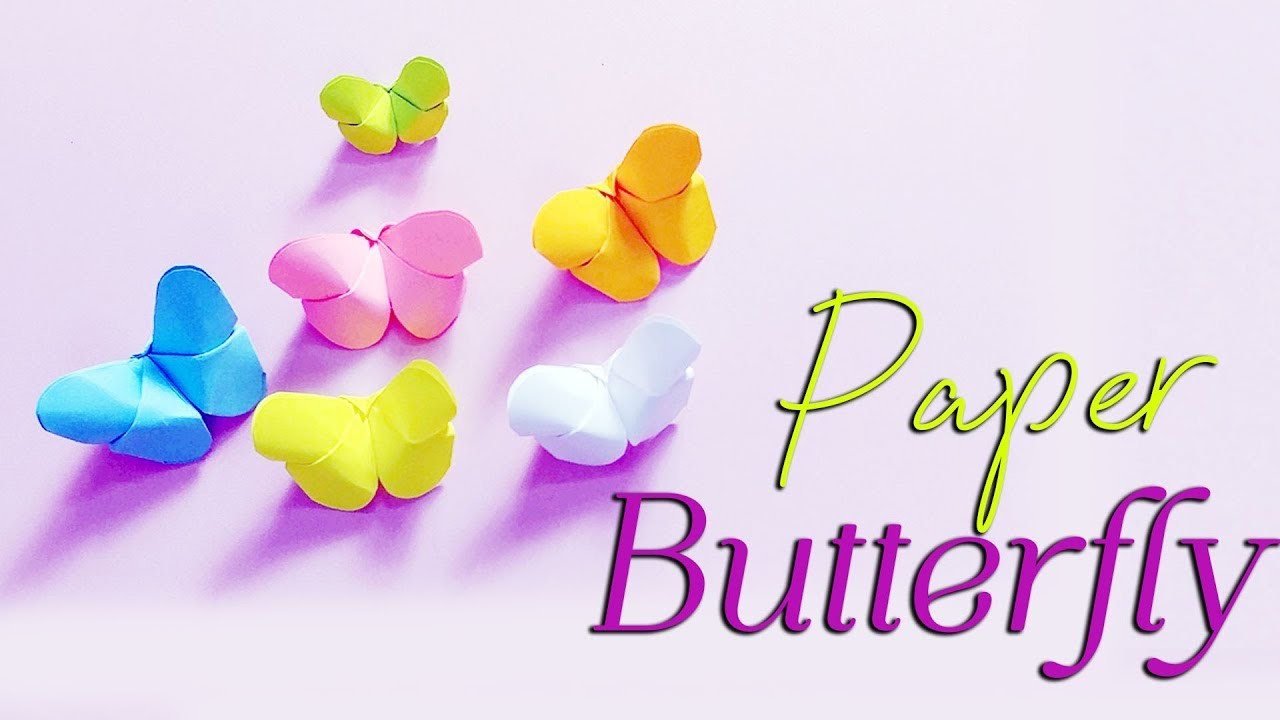 DIY Papar Craft | Cute & Easy Butterfly DIY | 70R CREATIVE