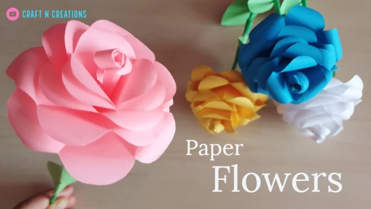DIY Paper Flowers | Valentine's Special