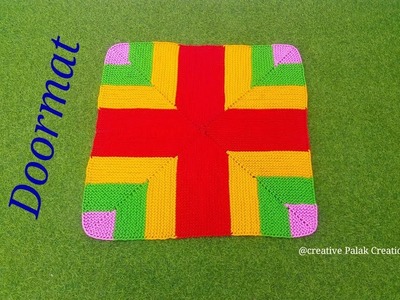 Doormat.makram ka paydan.floor mat.carpet.table mat#art & craft at home.