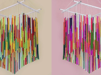 Easy and Fast Paper Wall Hanging Craft Idea || Jhumar Banane ka Tarika || DIY Craft
