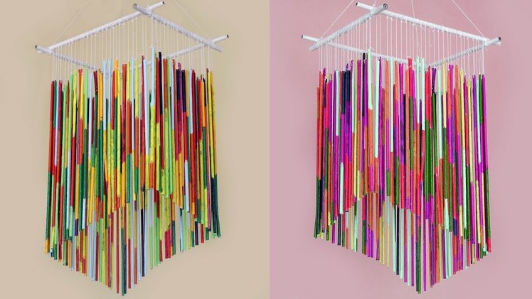 Easy and Fast Paper Wall Hanging Craft Idea || Jhumar Banane ka Tarika || DIY Craft
