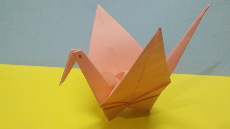 Easy origami.paper craft.art and craft.how to make a bird from paper.bird making.paper bird.crafting