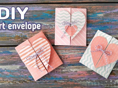 Heart envelope diy ♡ Valentines gift tutorial