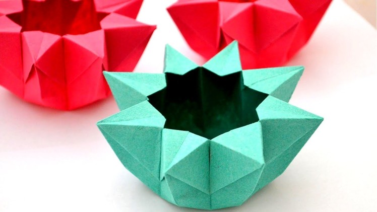 Hexagon Shape paper bowl making in Tamil | Paper Craft in Tamil | Tamil Crafts
