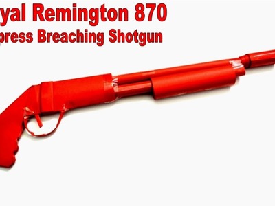 How to make a paper gun - Remington - DIY