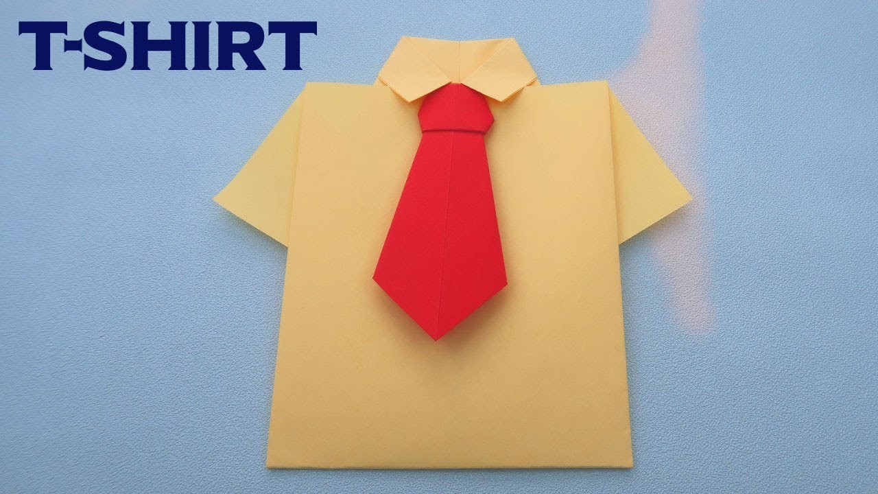 How to make a paper Shirt | Origami  Shirt Tutorials | Paper Craft Shirt Ideas