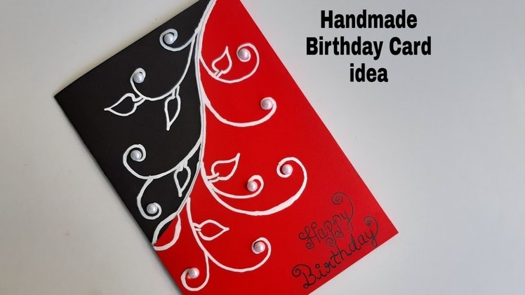 How to make Beautiful Handmade Birthday Greeting card | DIY Greeting cards idea for Birthday