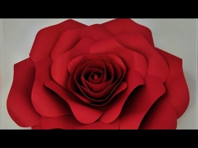 How to make Giant Paper Flowers for Wall DIY Backdrop Decoration Tutorial for Wedding