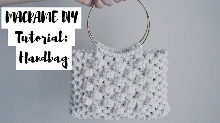 ????️ How to Make Macrame Handbag Tutorial | DIY Macrame