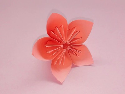 How to make Paper Kusudama Flower | Paper flower tutorial | Paper craft