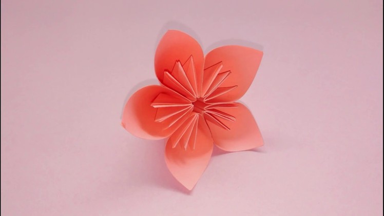 How to make Paper Kusudama Flower | Paper flower tutorial | Paper craft