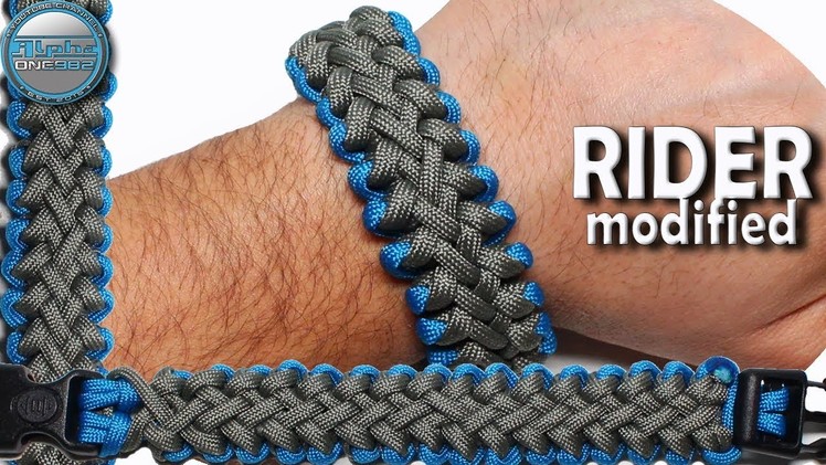 How to make Paracord Bracelet Rider Modified World of Paracord DIY Paracord Tutorial