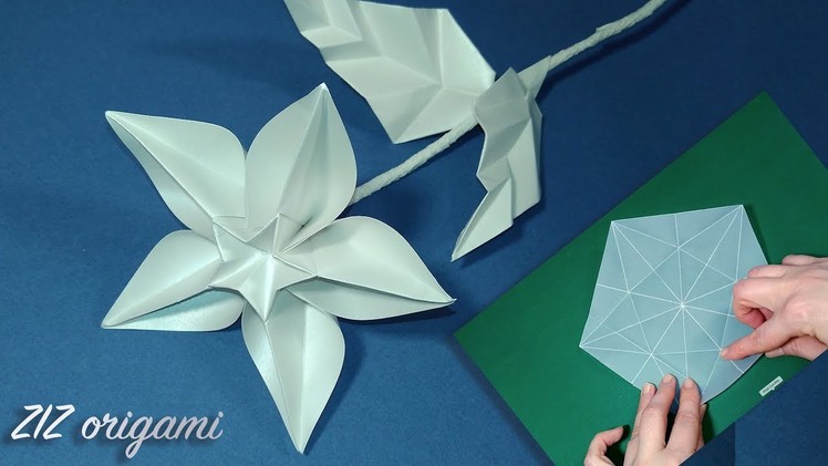 Origami Flower Carambola (Carmen Sprung). BEST TUTORIAL. DIY Valentine gift ideas