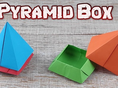 Origami Pyramid Box Paper | How To Making An Easy Pyramid Tutorial | DIY Paper Box Craft Idea