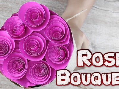 Origami Rose Bouquet | How to Make a Rose Paper Flower Tutorials | DIY Paper Flowers Step by Step
