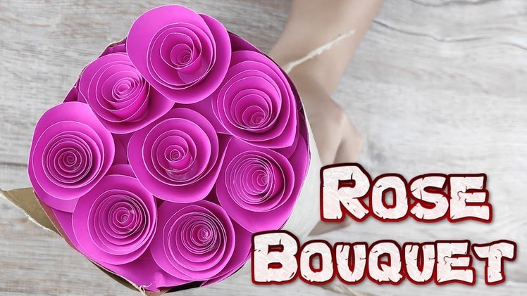 Origami Rose Bouquet | How to Make a Rose Paper Flower Tutorials | DIY Paper Flowers Step by Step