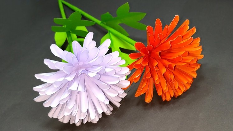 Paper Craft: How to Make Paper Flower for Decoration | Decoration Flower! Jarine's Crafty Creation