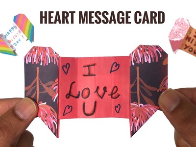 Secret Heart Message Card - DIY Origami Tutorial by Paper Folds - 977