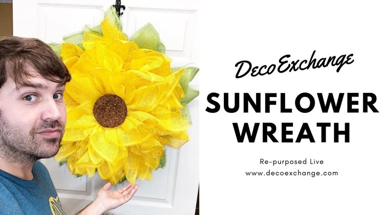 Sunflower Wreath | DIY Sunflower Wreath Tutorial