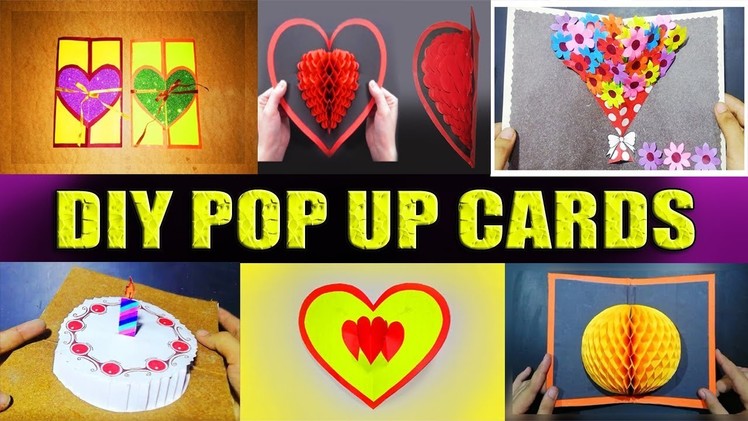 6  DIY POP UP AND SURPRISE CARDS easy